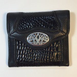 Brighton Signature Leather Wallet, Garden Delight